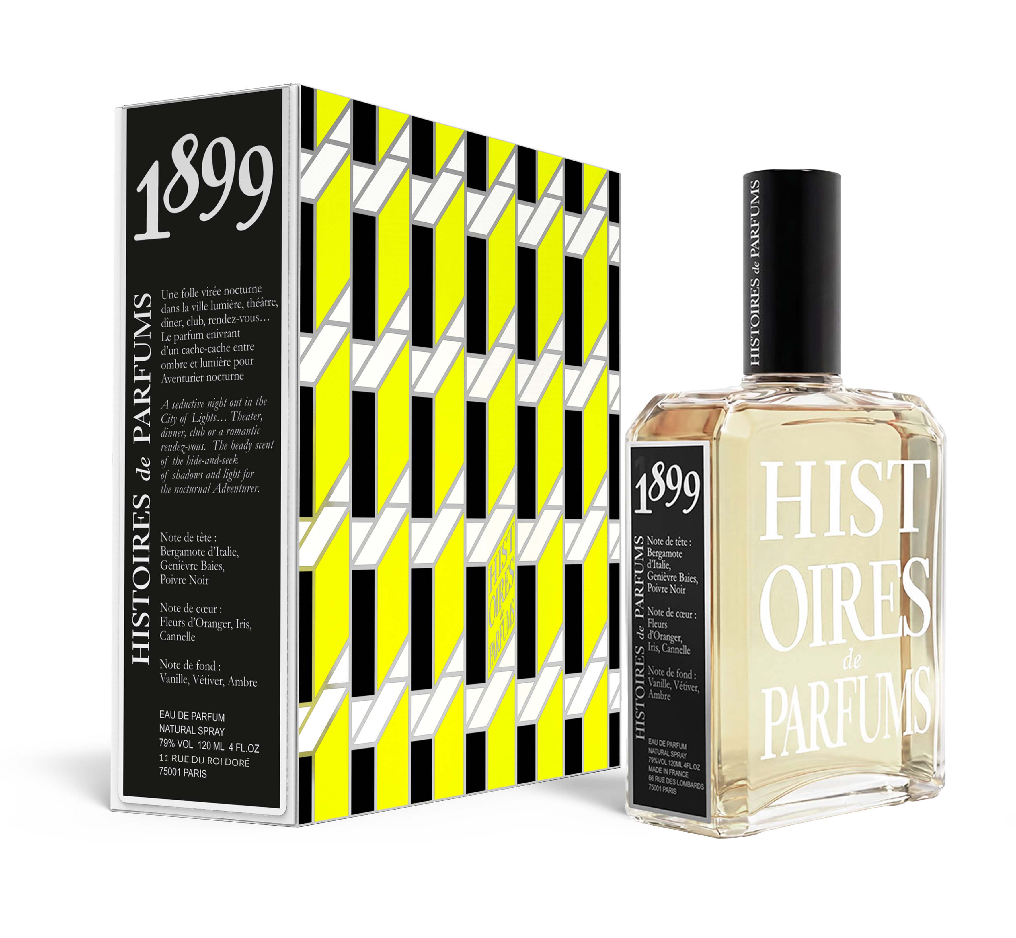 1899 120ml bottle with pack