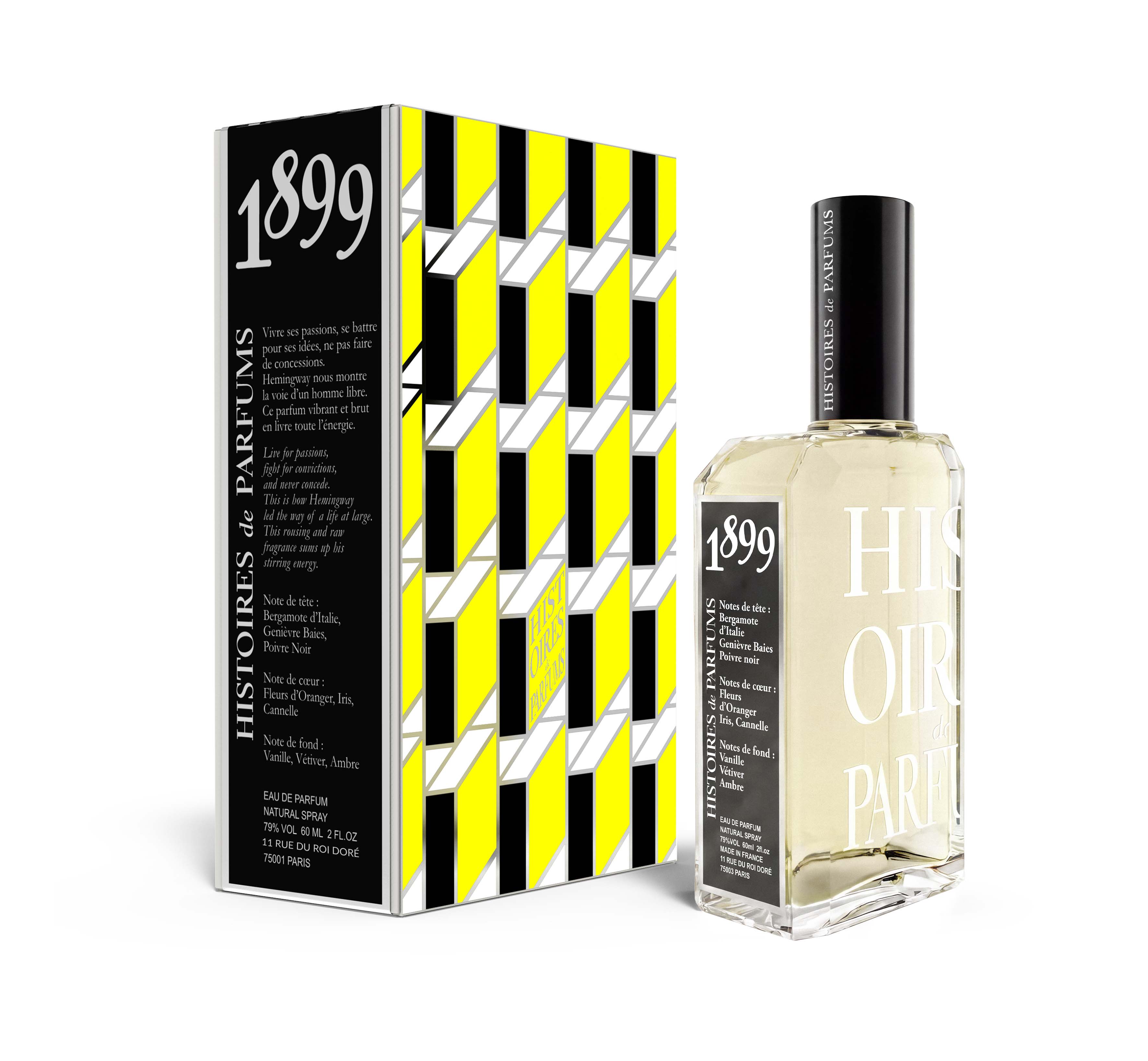 1899 60ml bottle with pack