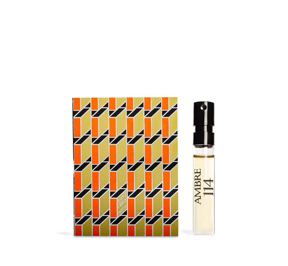 Ambre 114 sample and sample card.