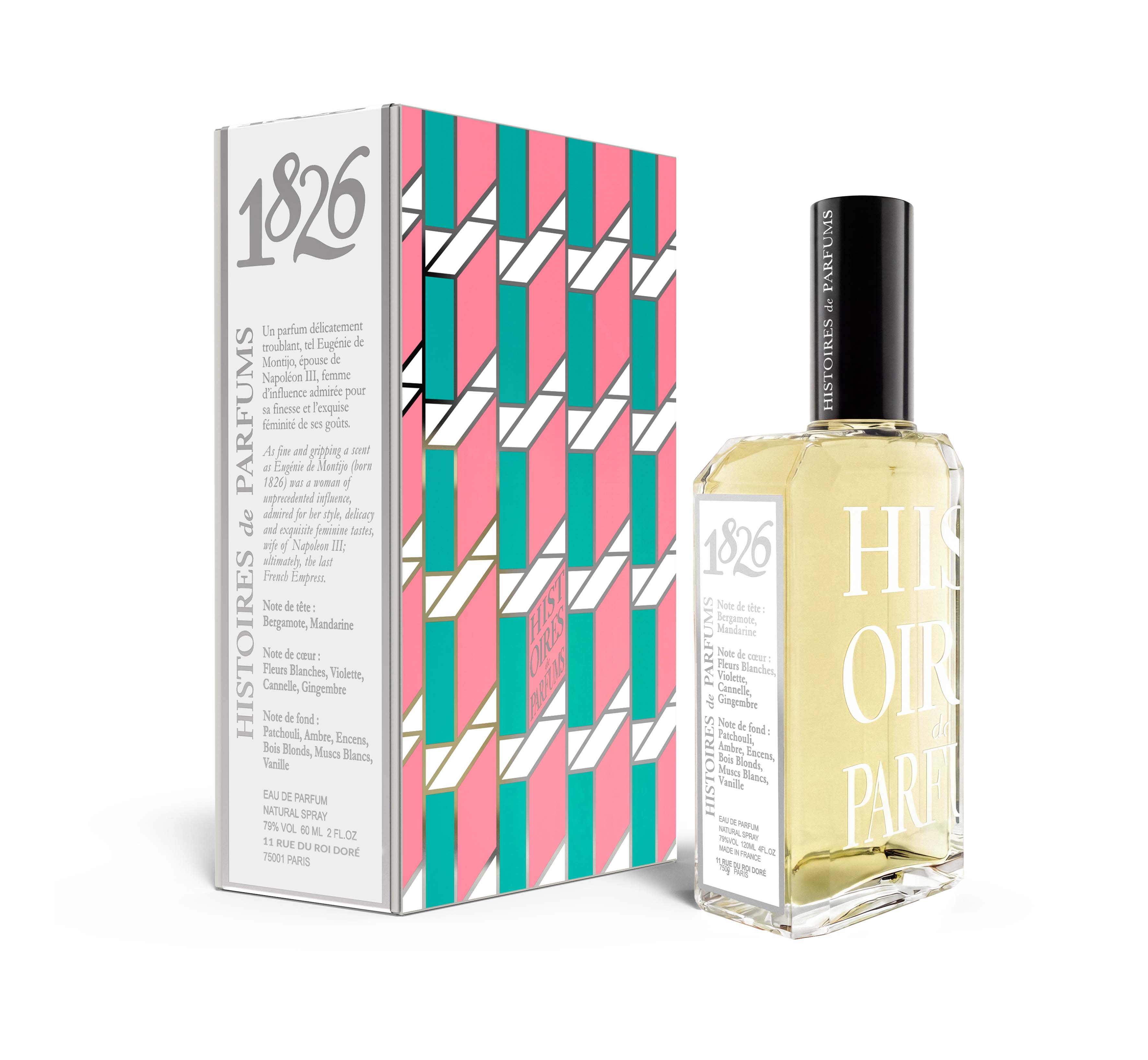 1826 60ml bottle with pack 