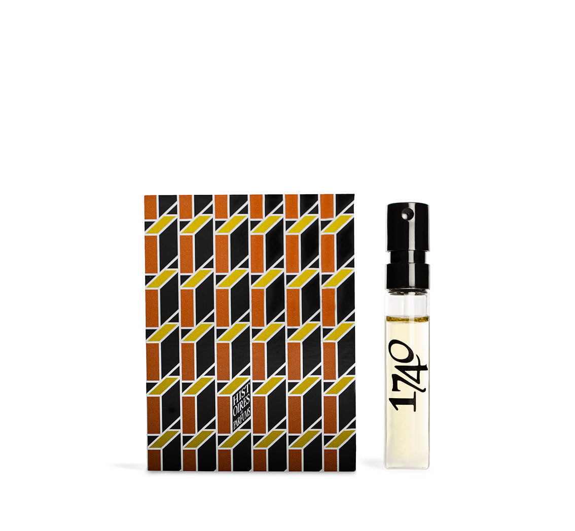 1740 sample and sample card.